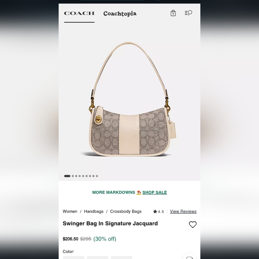 Coach handbag in like new condition